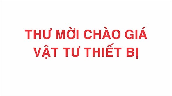 Thư mời chào giá mua vật tư y tế tiêu hao phục vụ công tác chuyên môn trong thời gian chờ kết quả thầu (CV 265/BVHH)